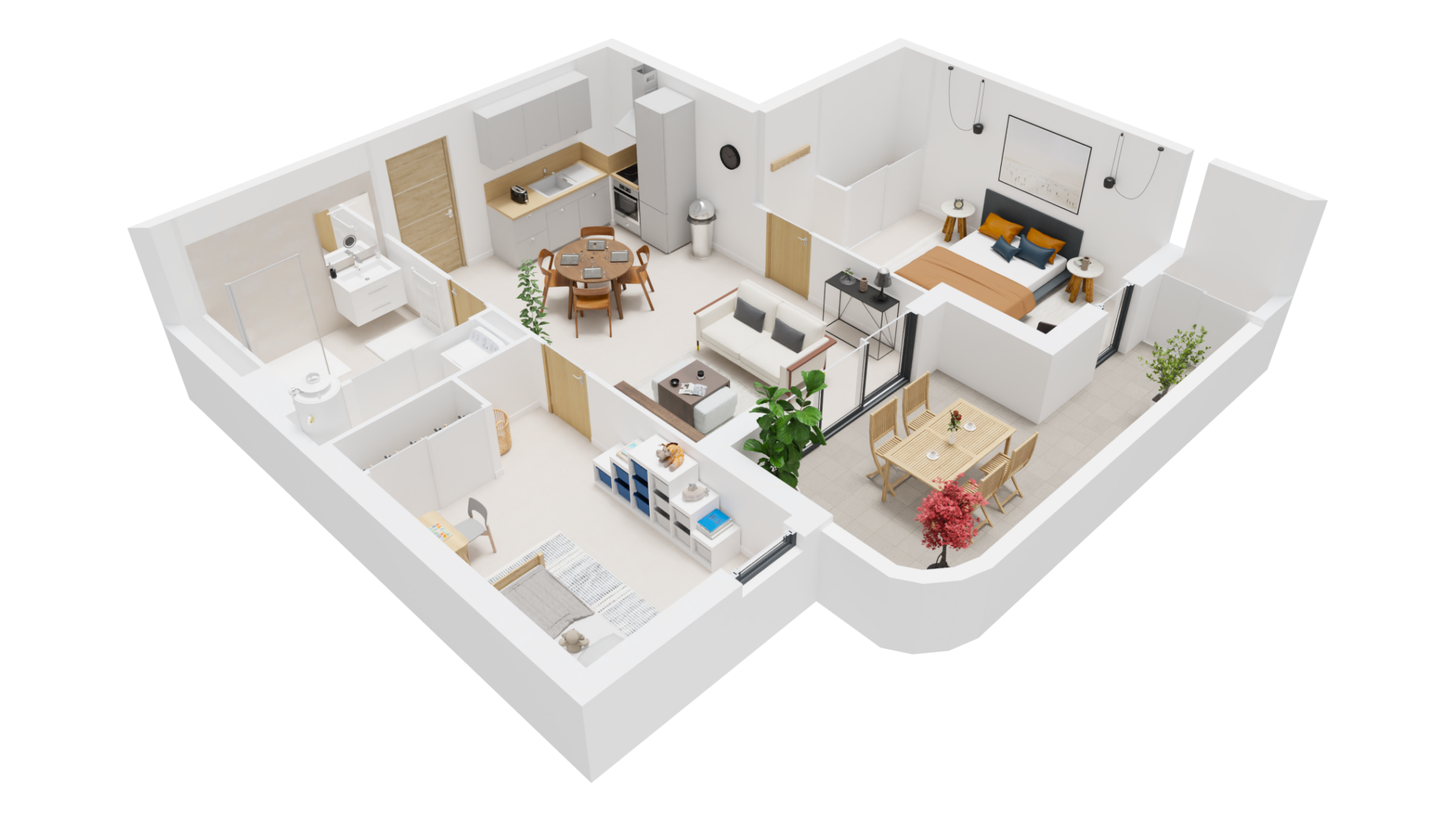 Visite virtuelle appartement T3